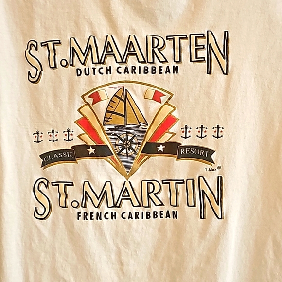 St. Maartin Dutch Caribbean t-shirt,  XL, Women's - Picture 2 of 5